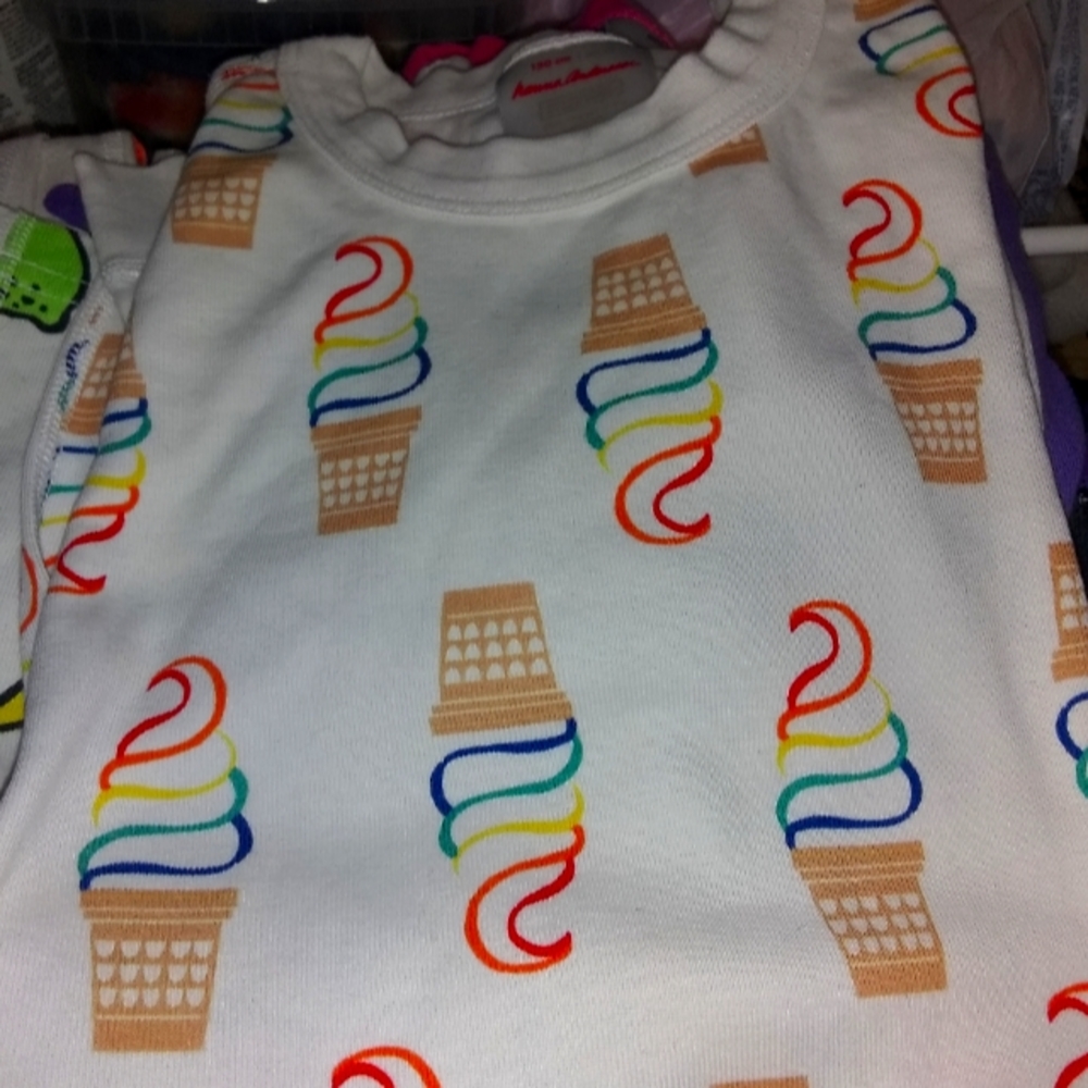 Hanna Andersson long johns ice cream top